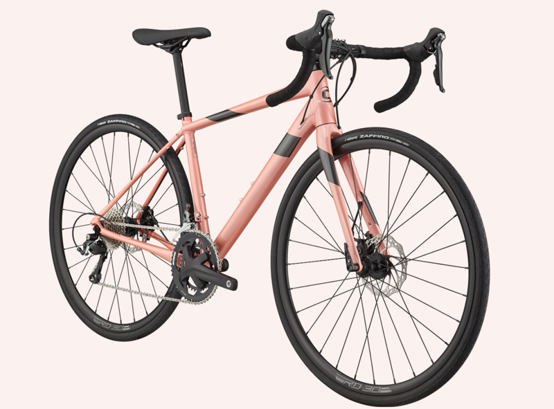 2021 Cannondale Synapse Tiagra Womens Road Bike in Pink-5